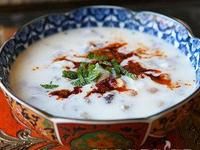 Пряный турецкий суп с мятой и йогуртом