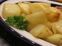 Золотистый картофель в духовке